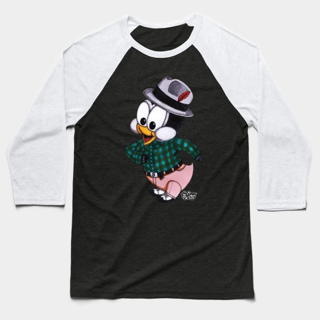 Chilly Willy Baseball T-Shirt by The Art of Sammy Ruiz